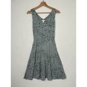 Soma Womens Sleeveless Dress Small Mint Green Blue Print